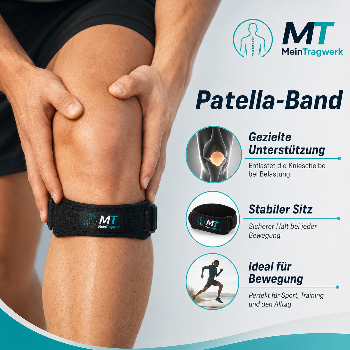Patella-Kniestütze