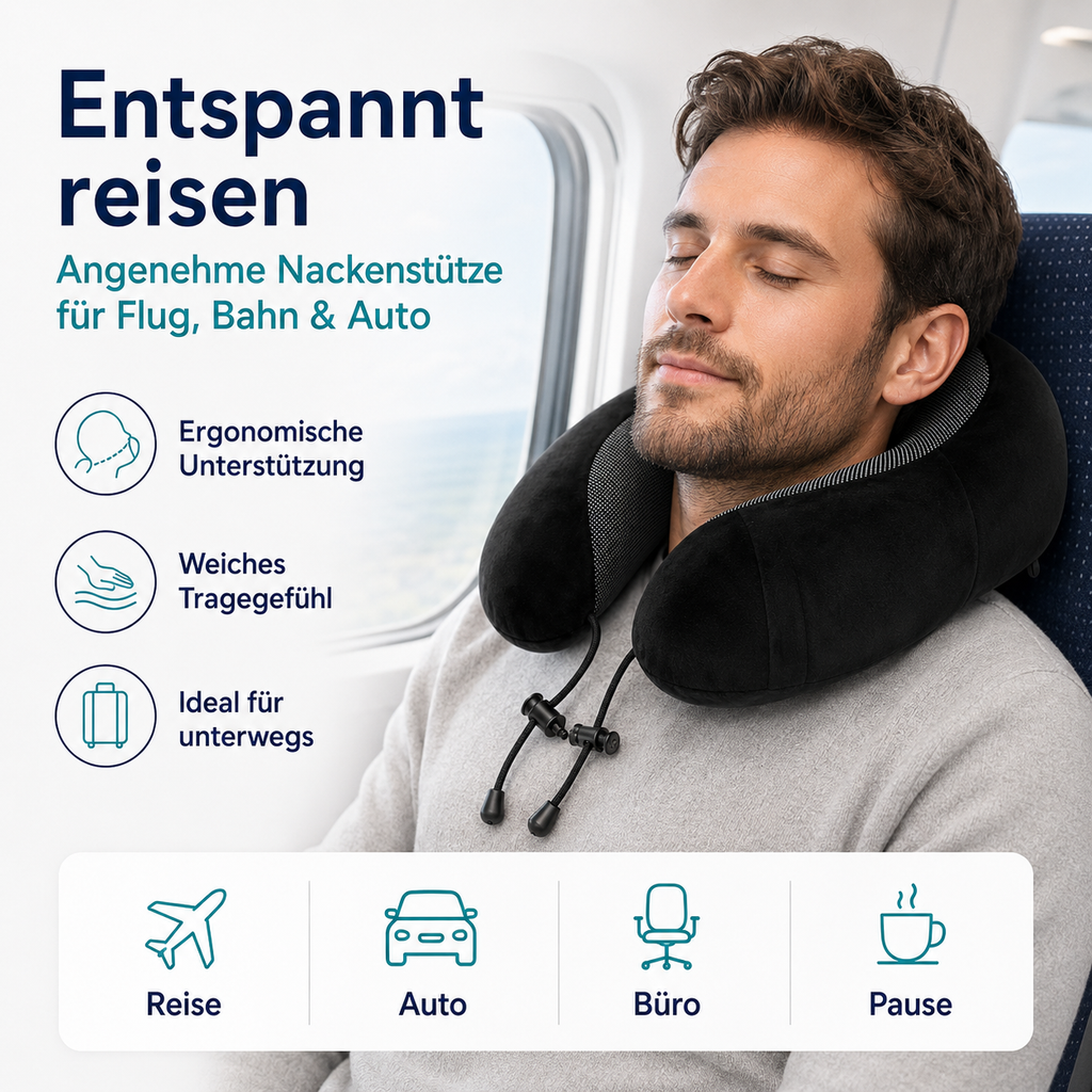 Ergonomisches Nacken-/Reisekissen