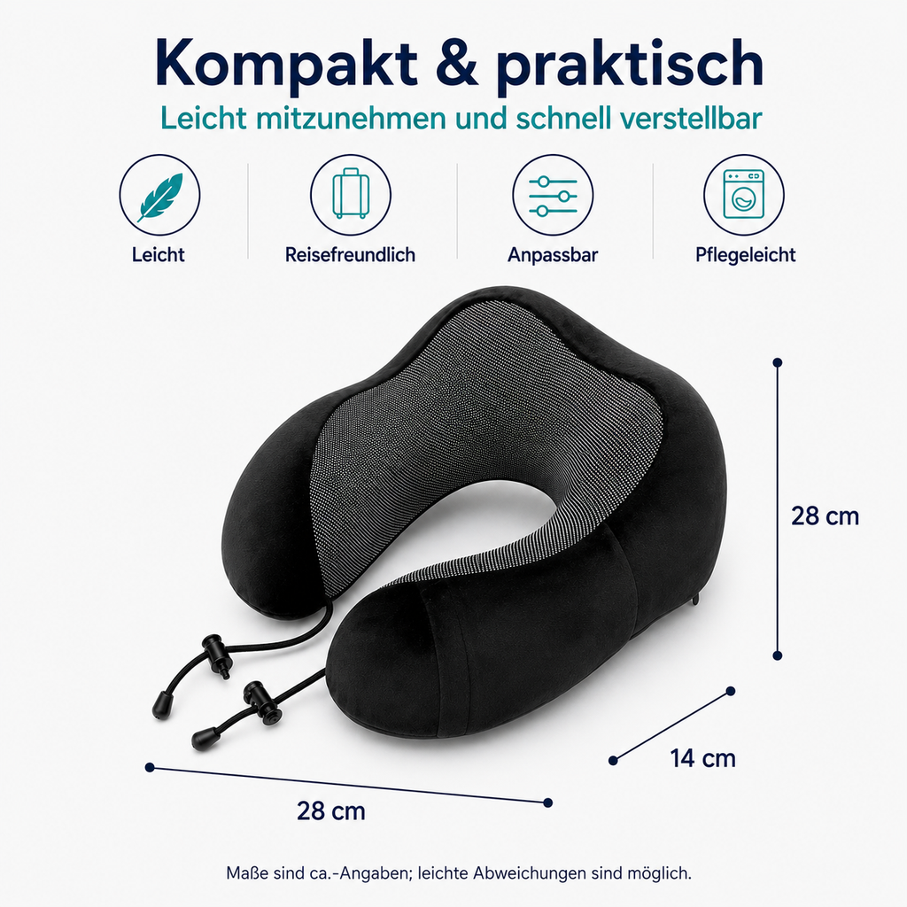 Ergonomisches Nacken-/Reisekissen