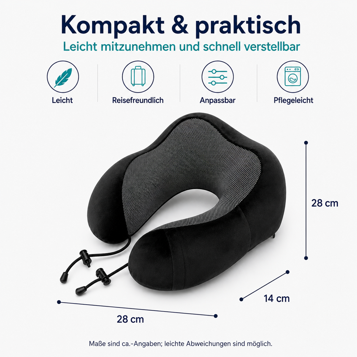 Ergonomisches Nacken-/Reisekissen