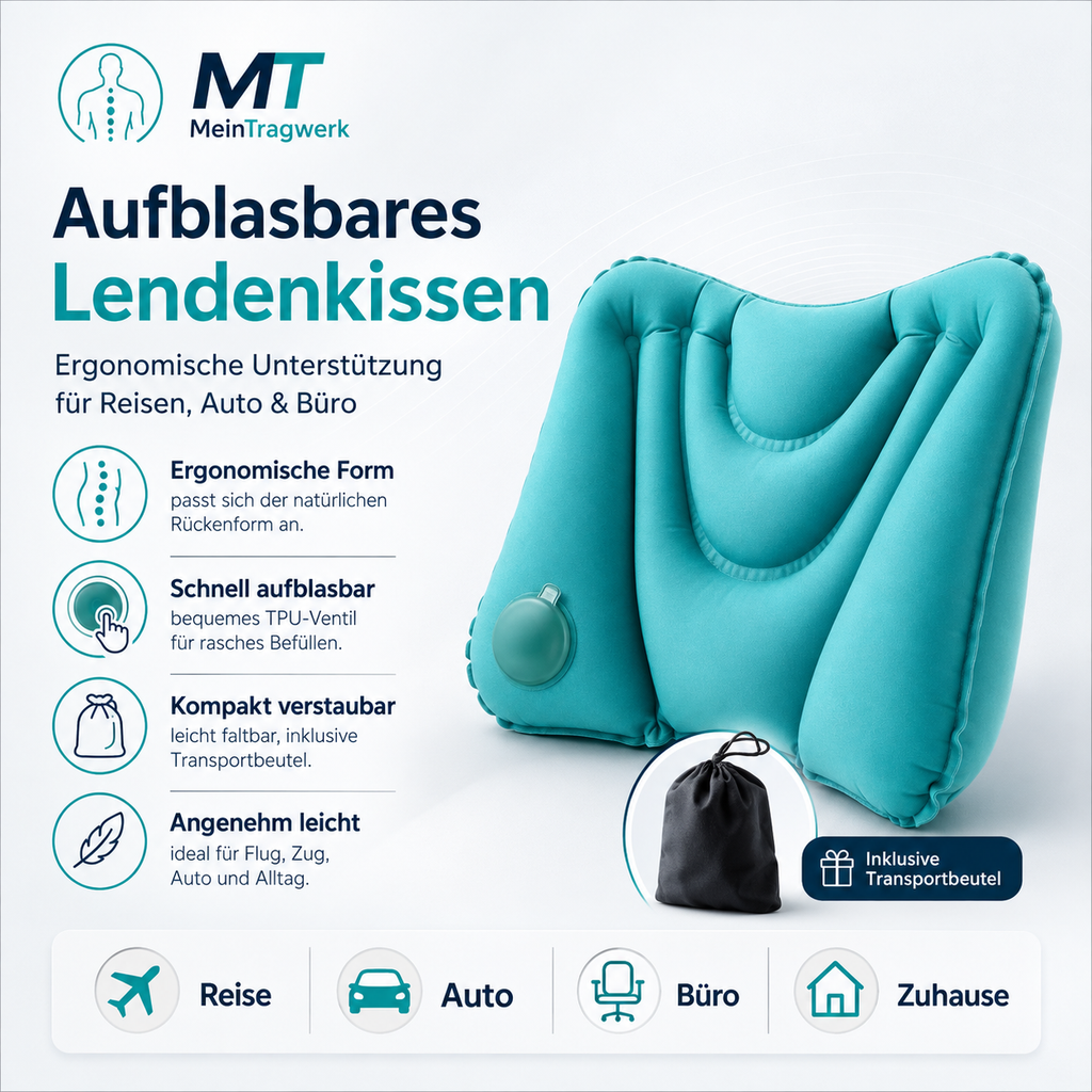 Lordosestütze (Büro/Auto)