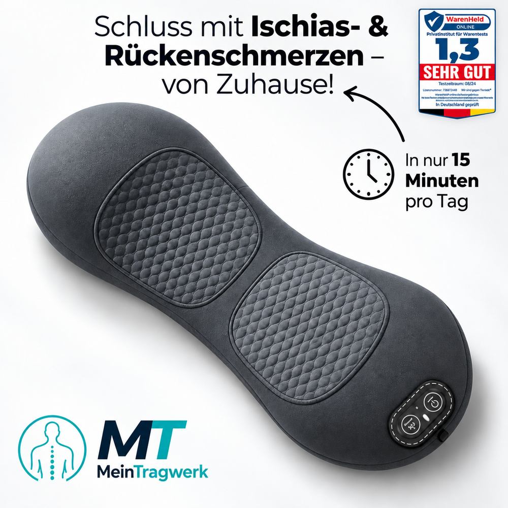 Rückenmassage Wärme & Entlastung 3-in-1