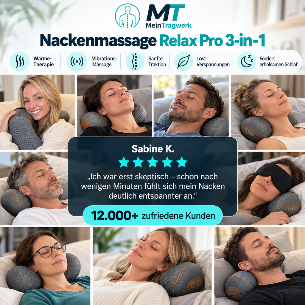 Nackenmassage Relax Pro 3-in-1