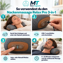 Nackenmassage Relax Pro 3-in-1