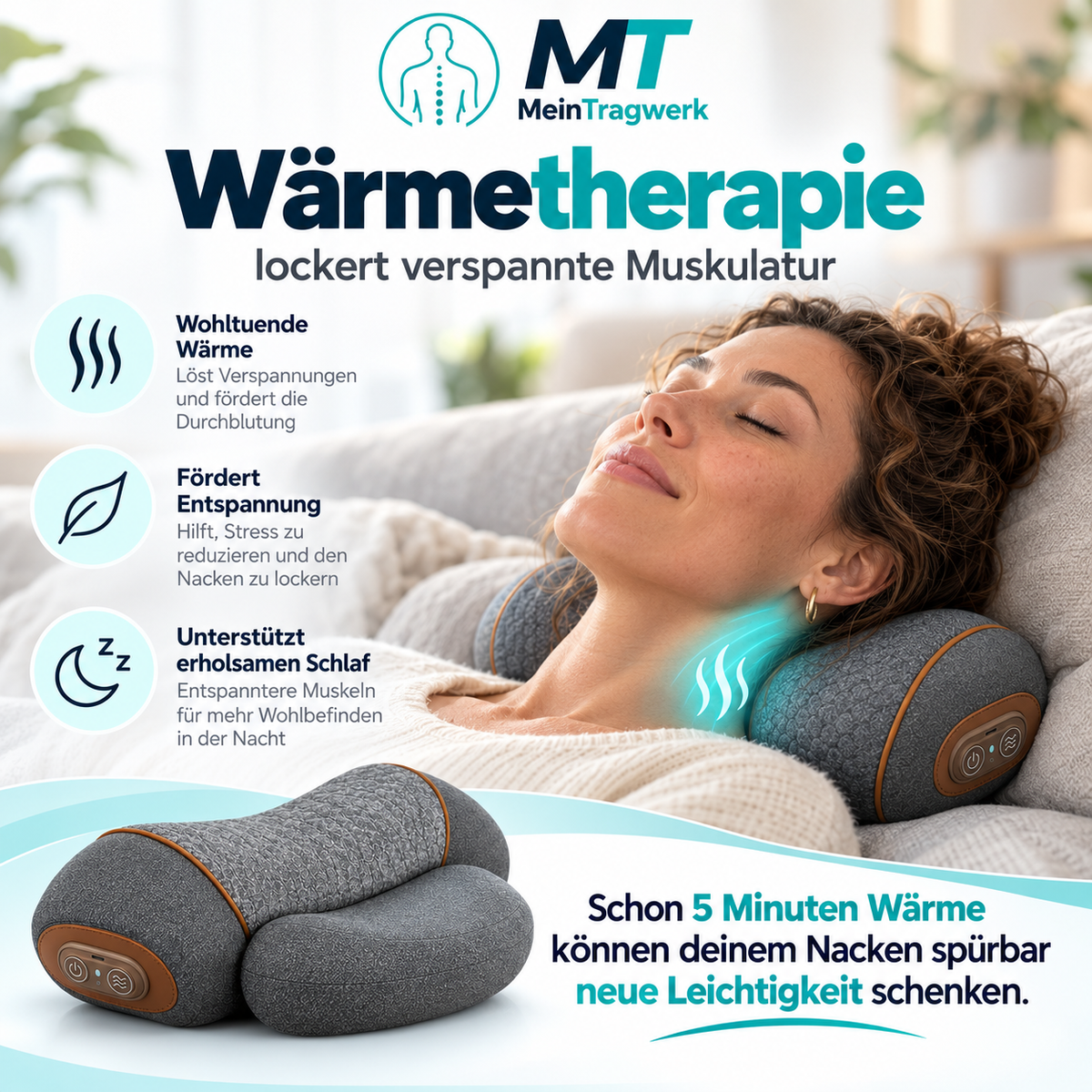 Nackenmassage Relax Pro 3-in-1